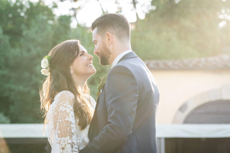 bride and groom portait